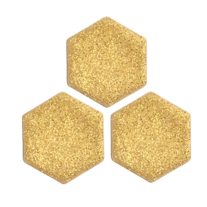 Letterfolk 75 pc Fashion Tile Set | Gold Glitter
