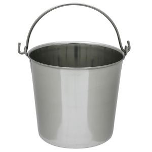 Lindy's Milk Pails and Stainless-Steel Buckets: Available in Multiple Sizes