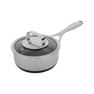 Livwell DiamondClad 1.5 Quart Hybrid Nonstick Sauce Pan with Lid