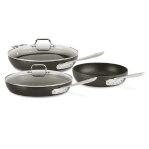 All-Clad HA1 Hard Anodized Nonstick 5-Piece Fry Pan Set
