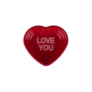 Fiesta® 9oz Small Heart Bowl - Love You | Scarlet