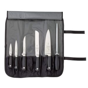 Mercer Cutlery Genesis Knife Set 7 Piece Knife Roll Set