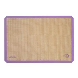 Mercer Culinary Half Size Silicone Bake Mat 11.7x16.5 Purple