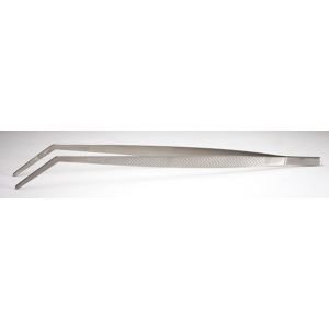 Curved Tip Precision Plus Plating Tongs - 11.75"