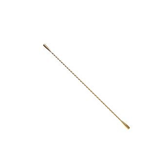 Mercer Barfly 17" Double Ended Stirrer Gold Plated