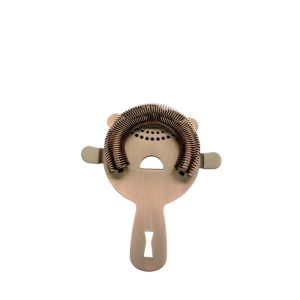 Mercer Barfly 4 Prong Heavy-Duty Spring Bar Strainer | Antique Copper