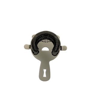 Mercer Barfly 4 Prong Heavy-Duty Spring Bar Strainer | Gun Metal Black