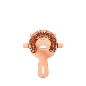 Mercer Barfly 4 Prong Heavy Duty Spring Bar Strainer Copper Plated