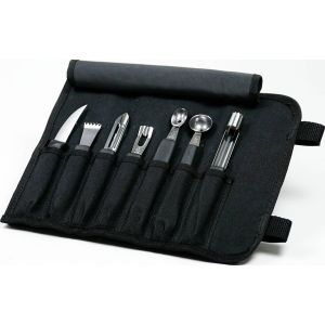 8pc美世餐具装饰套件(M40000P)，水果和蔬菜准备工具:瓜球器，去核器，皮屑器和更多