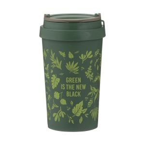 Typhoon PURE Green is the New Black 12.8 oz Wheat Fiber Travel Mug