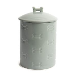 Park Life Designs 1.4 Qt. Ceramic Treat Jar | Manor (Grey)
