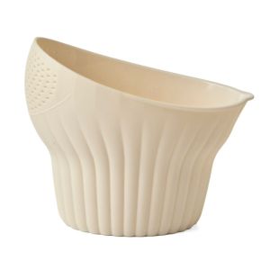 image shows Talisman Designs Measure, Rinse, & Strain Colander | Cream  against a blank, white background