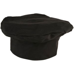 Mercer Chef Apparel Chef Beret, Black (M60110BK) -- Front View