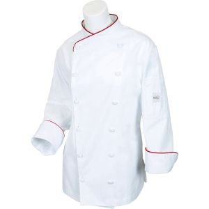 Mercer Women's Chef Coat and Ladies' Chef Jacket for Chefs, Caterers, and Cooking Professionals: M62045WR2X, 2XL Size