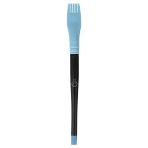 Blue Mercer Silicone Plating Brush with Comb Head (M35602) from Mercer Culinary/Cutlery Tools -- Product