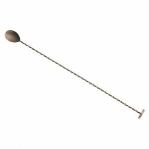 Mercer Barfly 15.75-inch Antique Copper Bar Spoon with Muddler - M37019ACP
