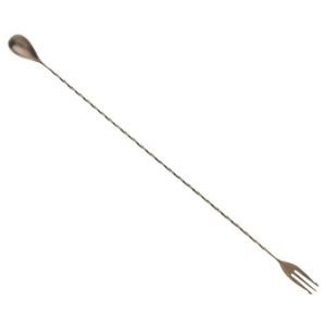 Mercer Barfly 19.6-inch Bar Spoon with Fork End - M37017ACP
