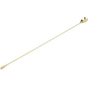 Mercer Barfly 19.6In Gold-Plated Classic Teardrop Bar Spoon M37014GD