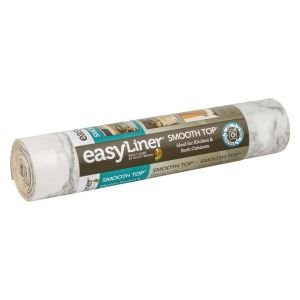 Duck Brand Easy Liner Smooth Top 12" x 10' Shelf Liner | Gray Marble