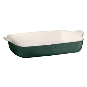 Emile Henry 5 Quart Extra Large Rectangular Baker | Evergreen