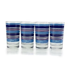  Fiesta® 7 oz. Juice Glasses Set (Nightfall Stripes)