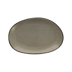 Fortessa Ston™ 14" Platter | Mist Gray