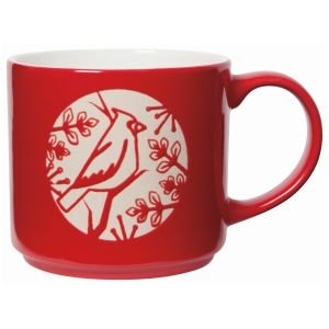 Now Designs by Danica 16oz Stacking Cardinal Mug | Good Tidings
