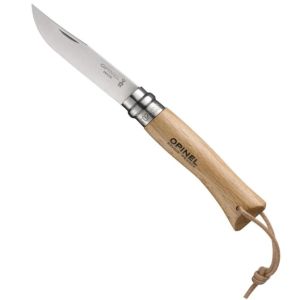 Opinel No.07 INOX Stainless Steel Folding Knife with Lanyard