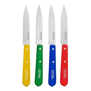 Opinel Colored Paring Knife Set of 4