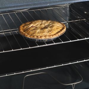 Nordic Ware Oven Liner Pie in oven