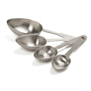 Norpro Stainless Steel Measuring Scoops 4-Piece Set