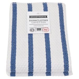 Now Designs by Danica Basketweave Dishtowel | Royal Blue