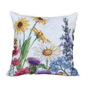 Bamboo Table Pillow | Wildflowers