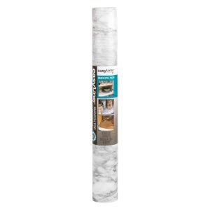 Duck Brand Easy Liner Smooth Top 20" x 6' Shelf Liner | Grey Marble