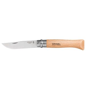 image shows Opinel Blister Pack No.09 Stainless Steel Folding Knife against a blank, white background  