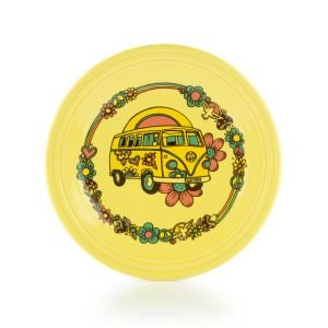 Fiesta® 10.5" Classic Rim Dinner Plate | Peace & Love (Sunflower)