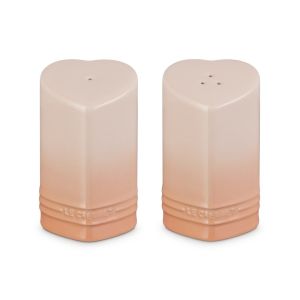 Le Creuset Stoneware Heart Salt And Pepper Shakers | Pêche