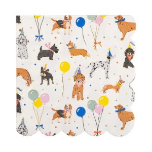 My Mind's Eye Dog Party Cocktail Napkins | 18-Piece