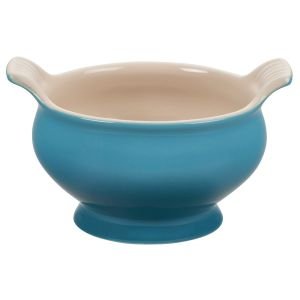 Le Creuset 20oz Heritage Soup Bowl | Caribbean Blue