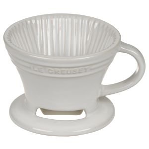 Le Creuset Pour Over Coffee Cone | White