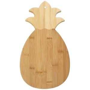 Totally Bamboo Pineapple Shaped Serving & Cutting Board | 14.375" x 7.5"