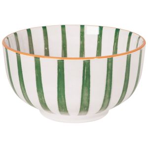 image shows Danica Jubilee Citrus Burst 4.5" Stamped Bowl | Orange against a blank, white background