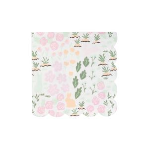 Garden Scatter Paper Cocktail Napkins | 24-Piece