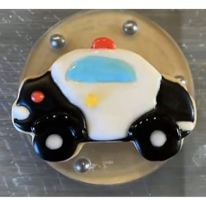 3.75" Police Car Cookie Cutter by Ann Clark 