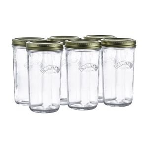 Kilner Wide Mouth Canning Jars (Set of 6)| 17oz 