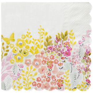 C.R. Gibson Beverage Napkins | Watercolor Garden