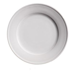 image shows TarHong Madison 10.5" Dinner Plate | White against a blank, white background