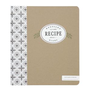 C.R. Gibson Keepsake Recipe Diary (Farmhouse) (QKR-18687)