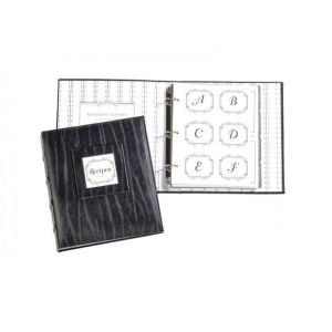 C.R. Gibson Pocket Page Recipe Book (Initial Gourmet) (QP12-6605)