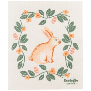  image shows Ecologie by Danica Swedish Sponge Dish Cloth | Easter Meadow against a blank, white background